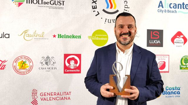 José Manuel Miguel consigue desde Calpe el galardón a chef del año en la Comunidad Valenciana.