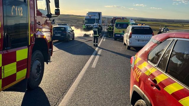 Una imagen  tomada poco después del accidente mortal. Foto: CPEIS Toledo.