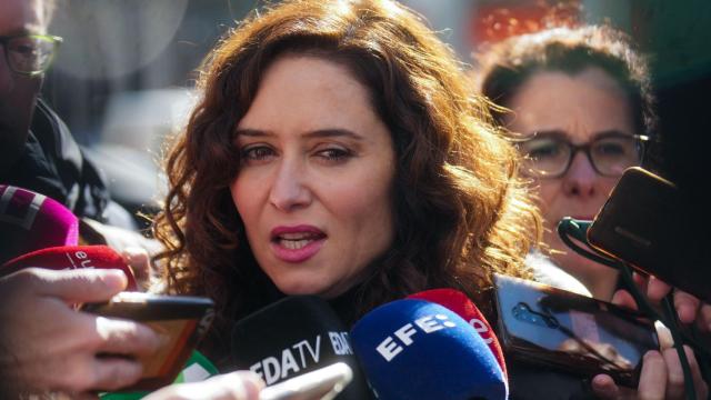 La presidenta de la Comunidad de Madrid, Isabel Díaz Ayuso, este lunes.
