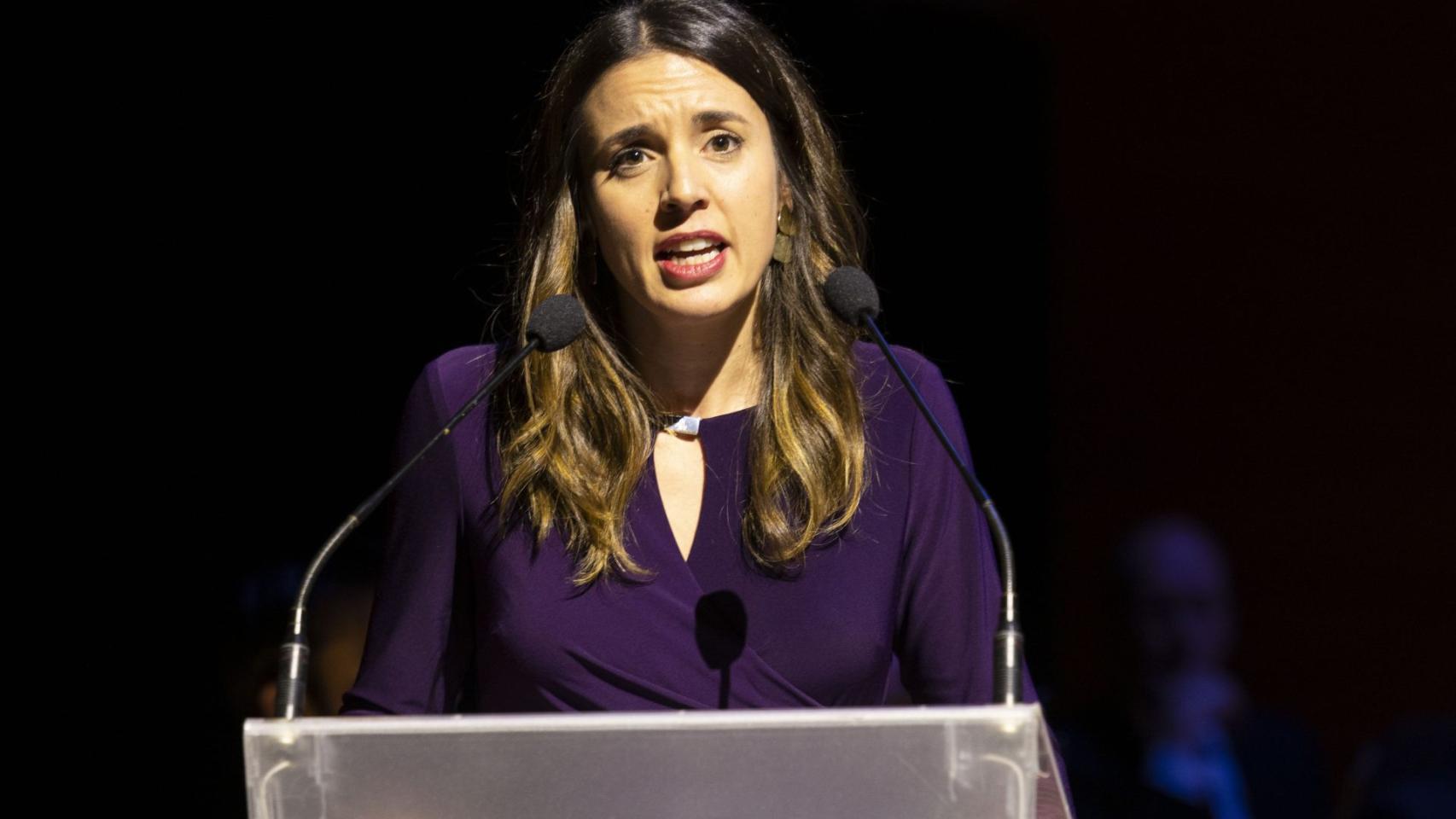 Irene Montero, ministra de Igualdad.
