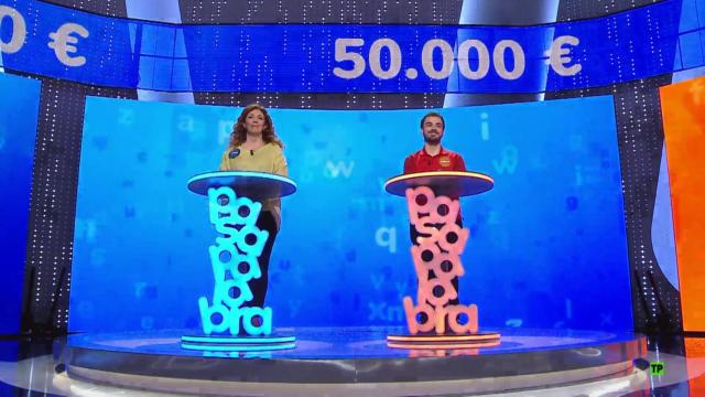 Sofía Álvarez y Pablo Díaz  en ‘Pasapalabra’