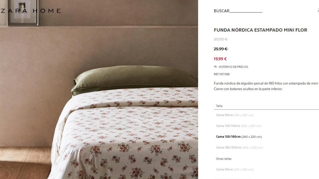 Funda nórdica estampado.