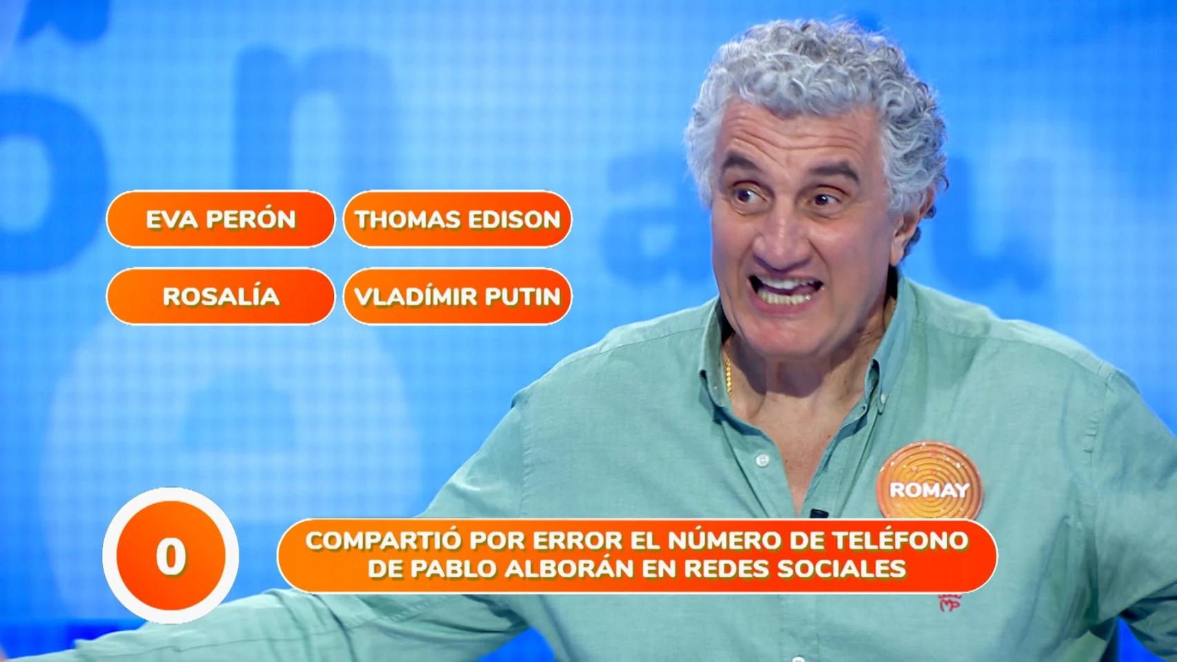 Fernando Romay en 'Pasapalabra'