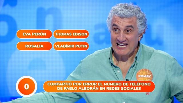 Fernando Romay en 'Pasapalabra'