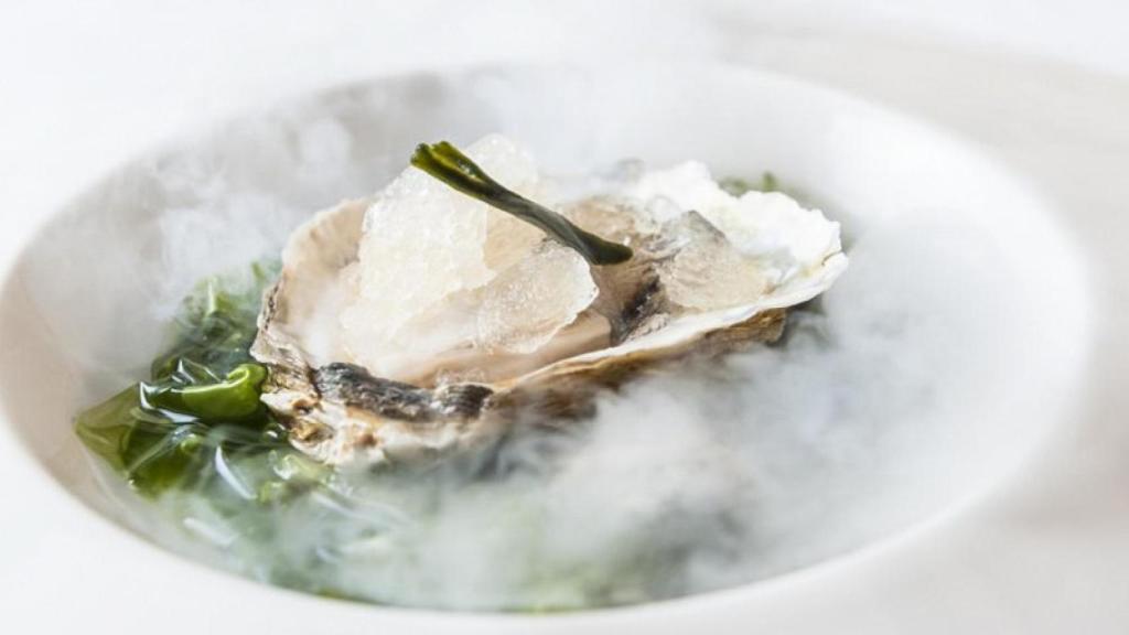 Uno de los platos de Raúl Resino, el restaurante de la Comunidad Valenciana mejor situado en Top100.