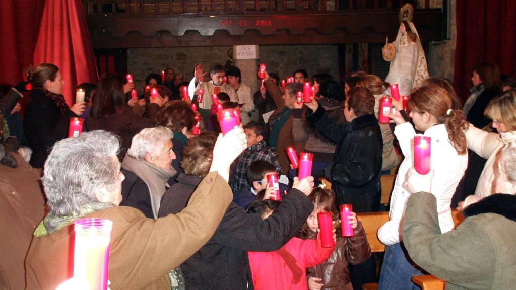 Celebración de Las Candelas en Retortillo