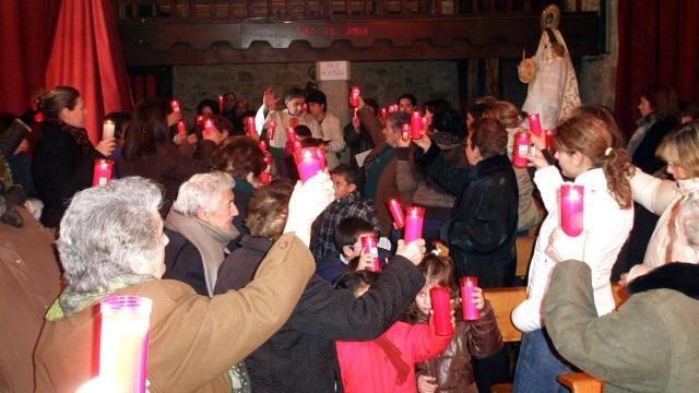Celebración de Las Candelas en Retortillo