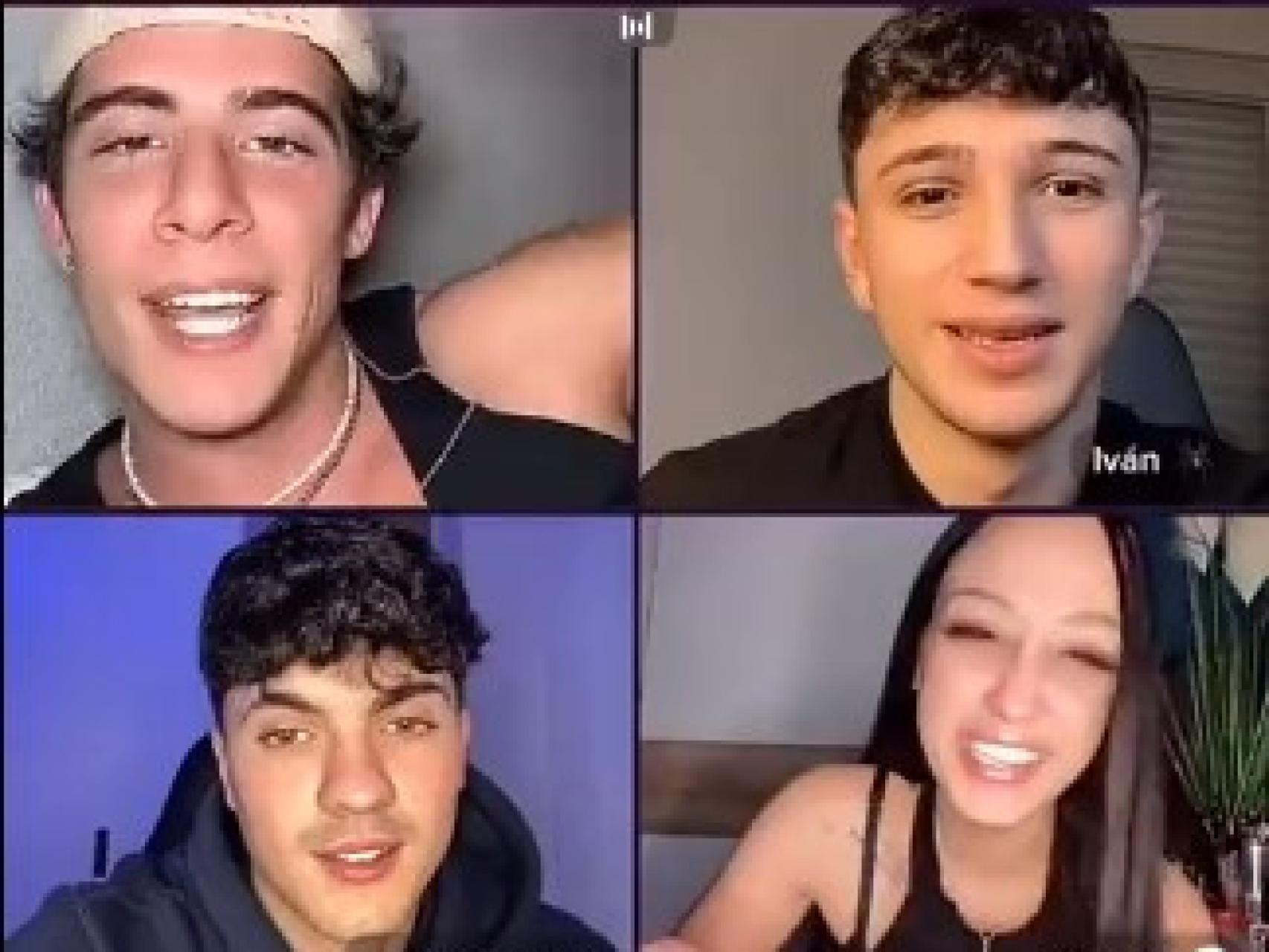 Vídeo en directo que estaban realizando en una red social