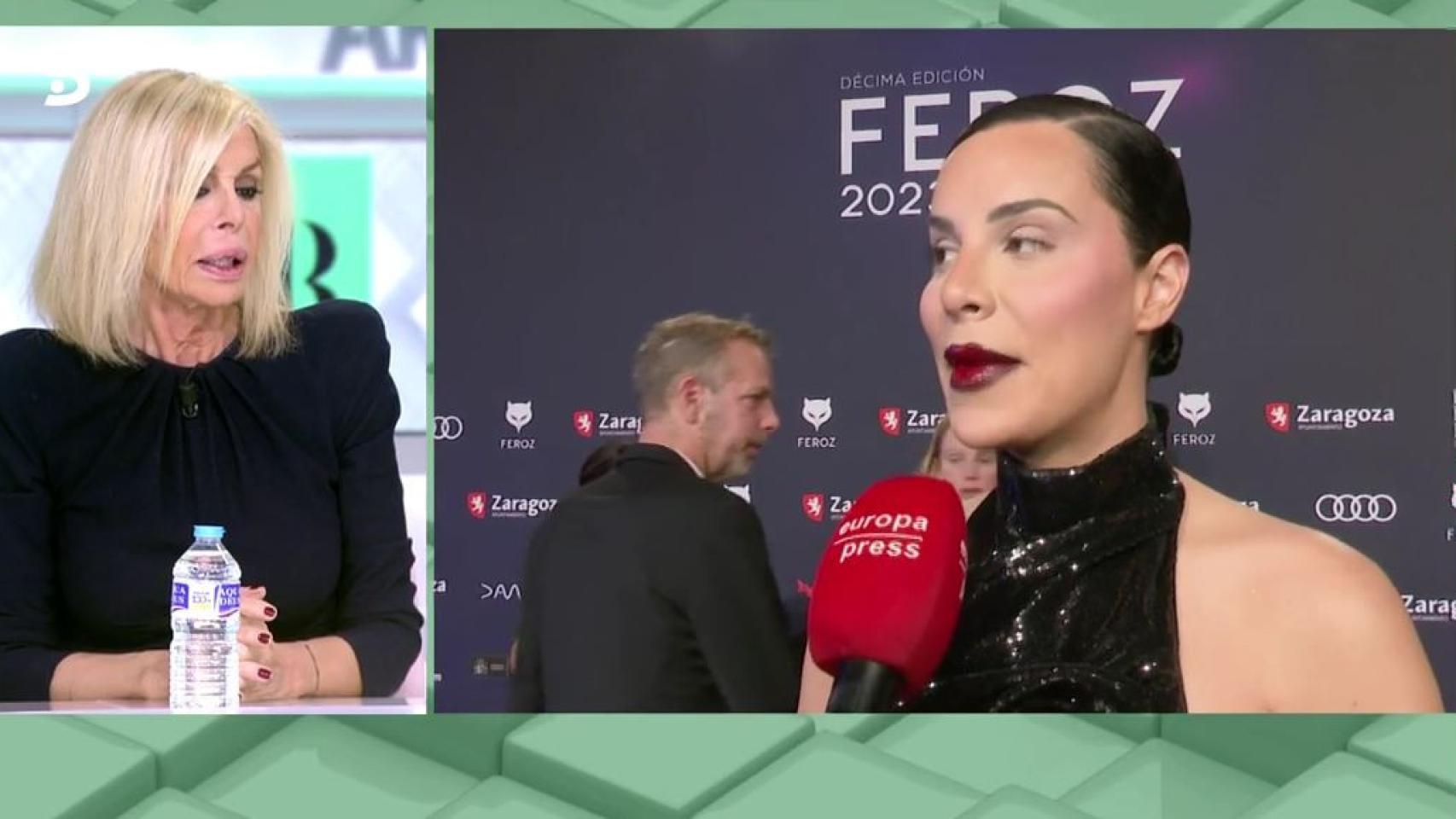 Bibiana Fernández explicando su encuentro con Jedet después de la presunta agresión sexual.