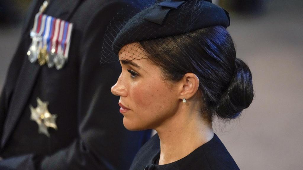 Meghan Markle en el último adiós a Isabel II, su último encuentro con los Windsor.