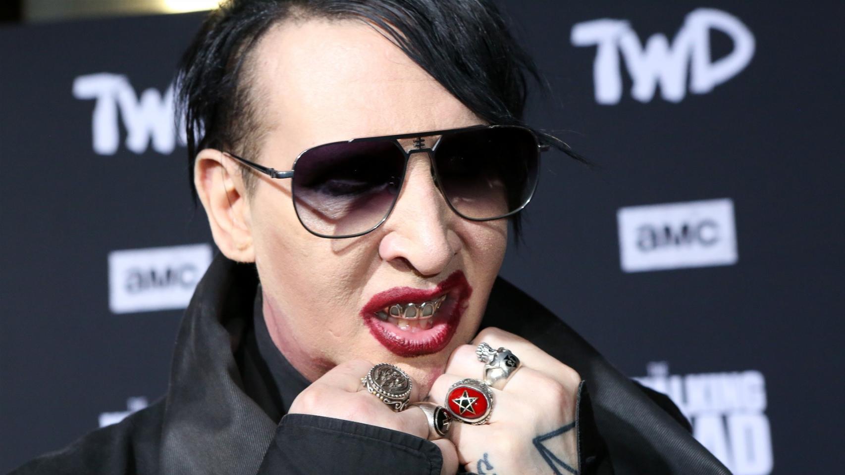 Marilyn Manson en el estreno de la 10ª temporada de 'The Walking Dead' en 2019. Foto: Alexander Seyum / ZUMA Wire / dpa
