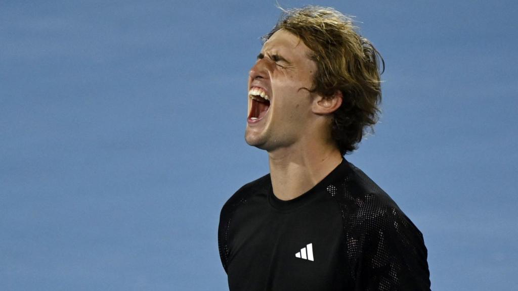 Alexander Zverev, en el Open de Australia 2023