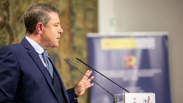 Emiliano García-Page, presidente de Castilla-La Mancha, este martes en Toledo.