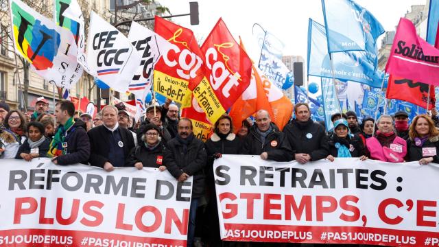 Millones de personas salen a la calle en Francia