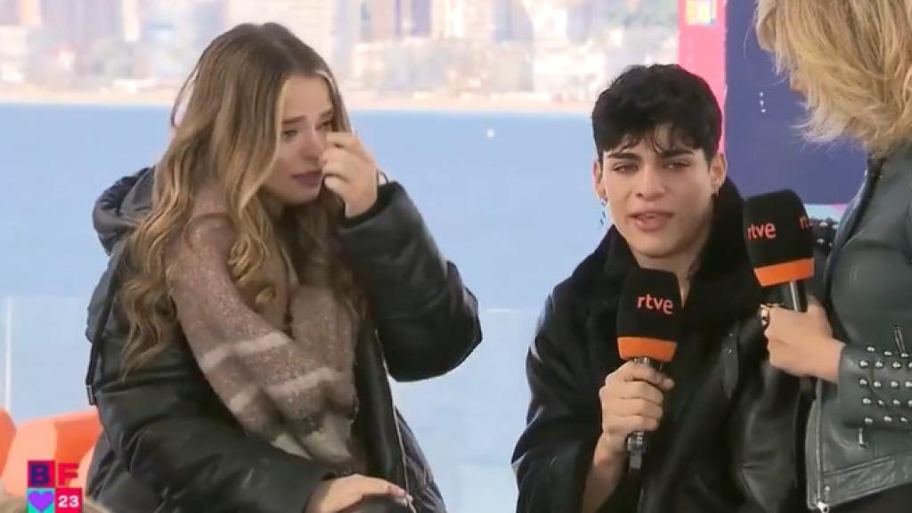 Las lágrimas de Twin Melody y Aritz por el odio que han recibido tras el Benidorm Fest