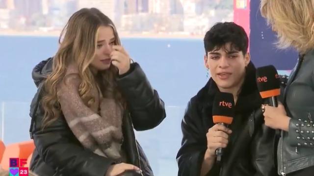 Las lágrimas de Twin Melody y Aritz por el odio que han recibido tras el Benidorm Fest
