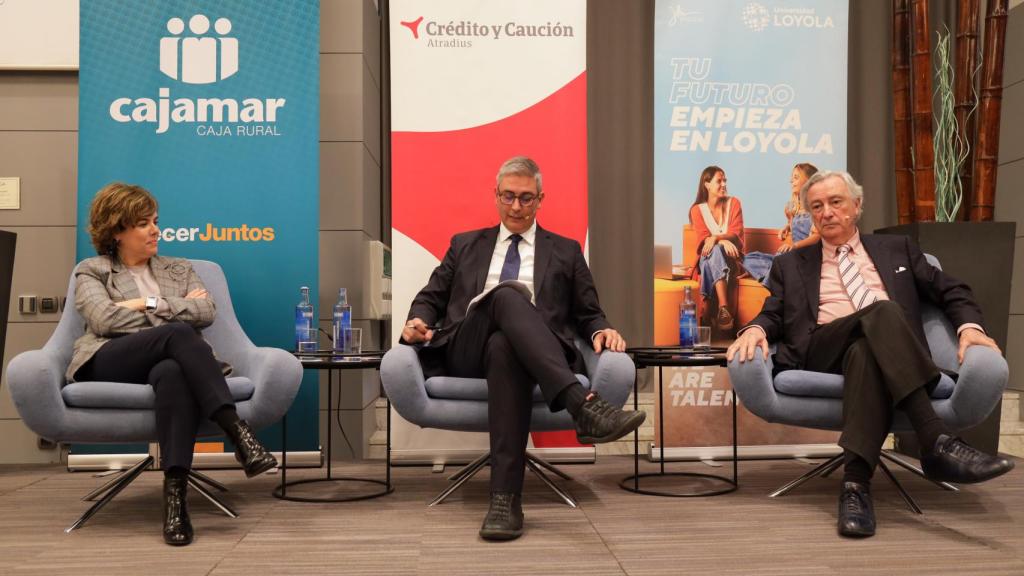 Un momento de la charla.