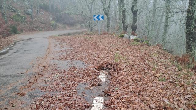Falta de visibilidad de la señalización en las carreteras de la Sierra