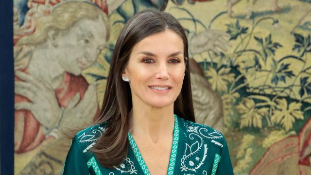 La reina Letizia en la audiencia a los representantes de Cruz Roja España.