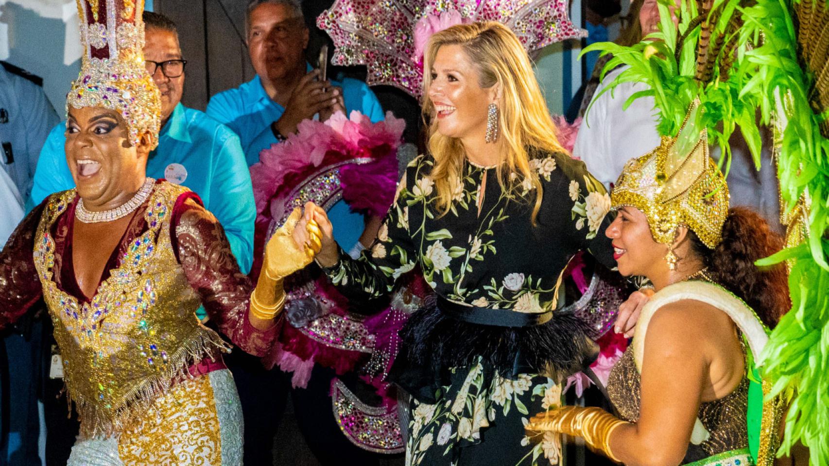 La Reina, en el carnaval de Aruba.