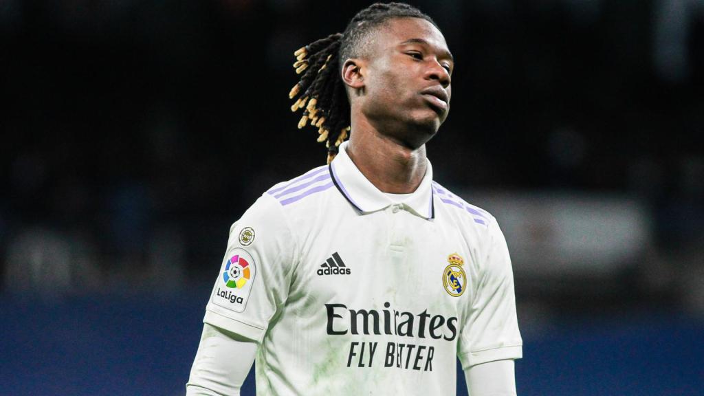 Eduardo Camavinga, en un partido del Real Madrid de La Liga 2022/2023