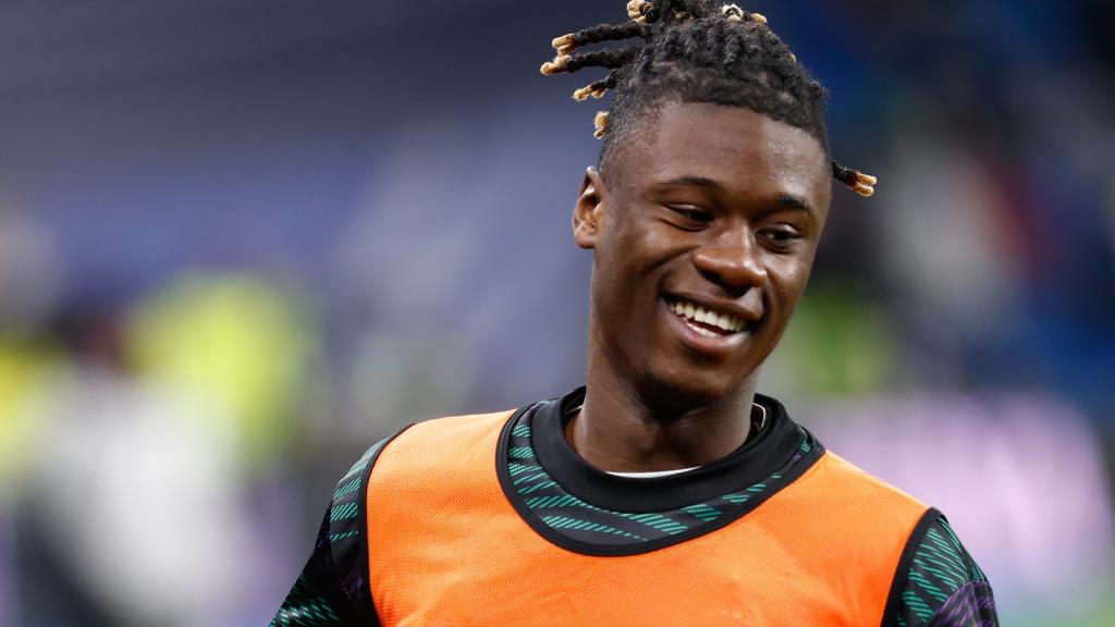 Eduardo Camavinga, con el Real Madrid