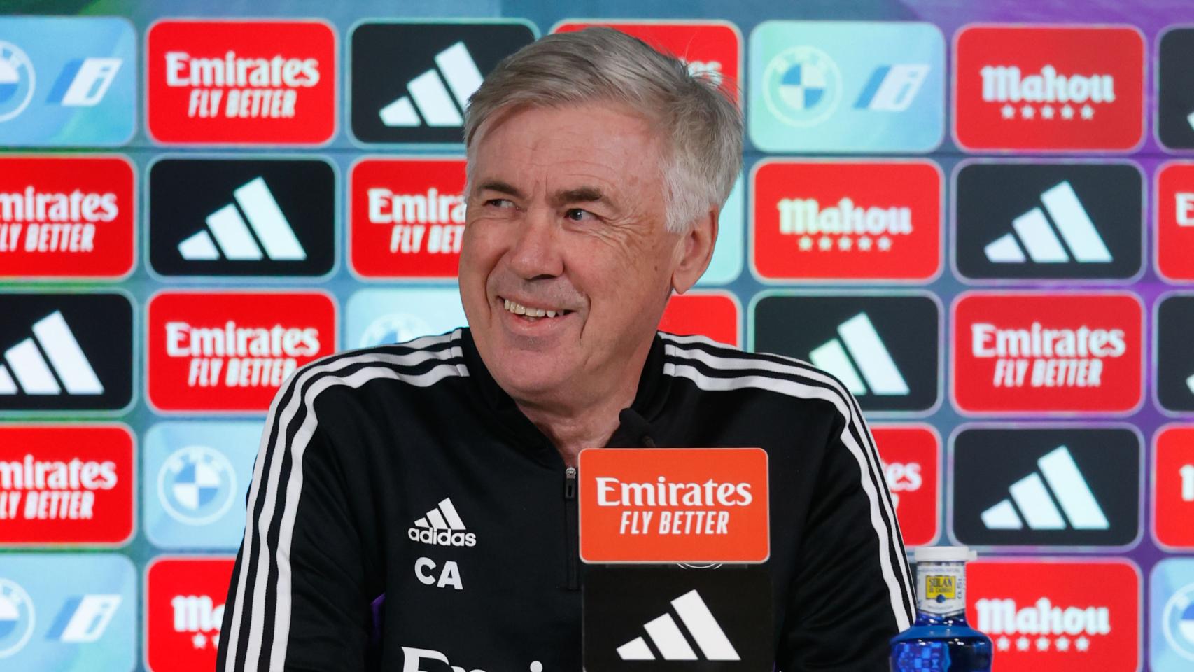 Carlo Ancelotti, en rueda de prensa