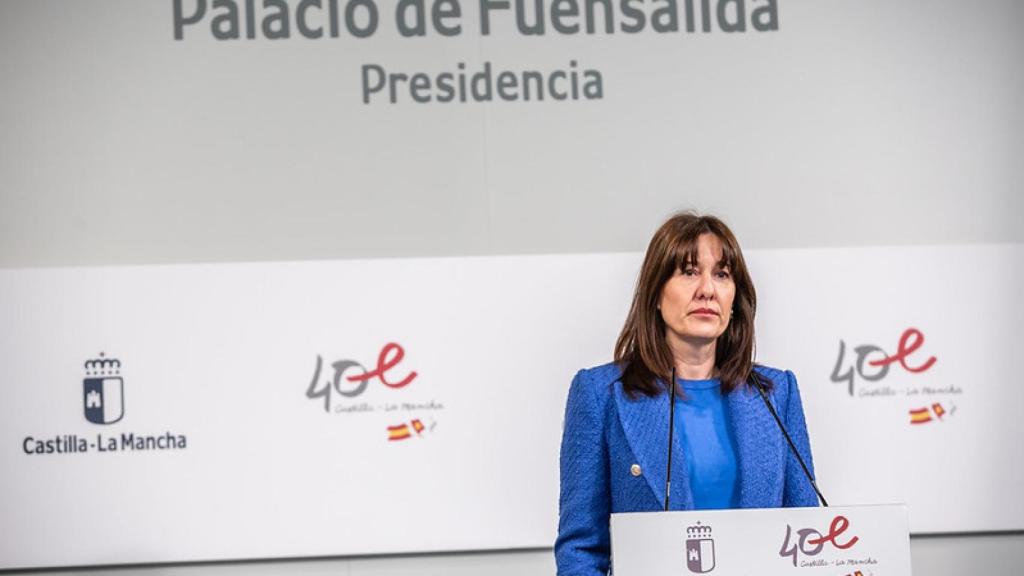 Blanca Fernández, portavoz del Gobierno de Castilla-La Mancha.