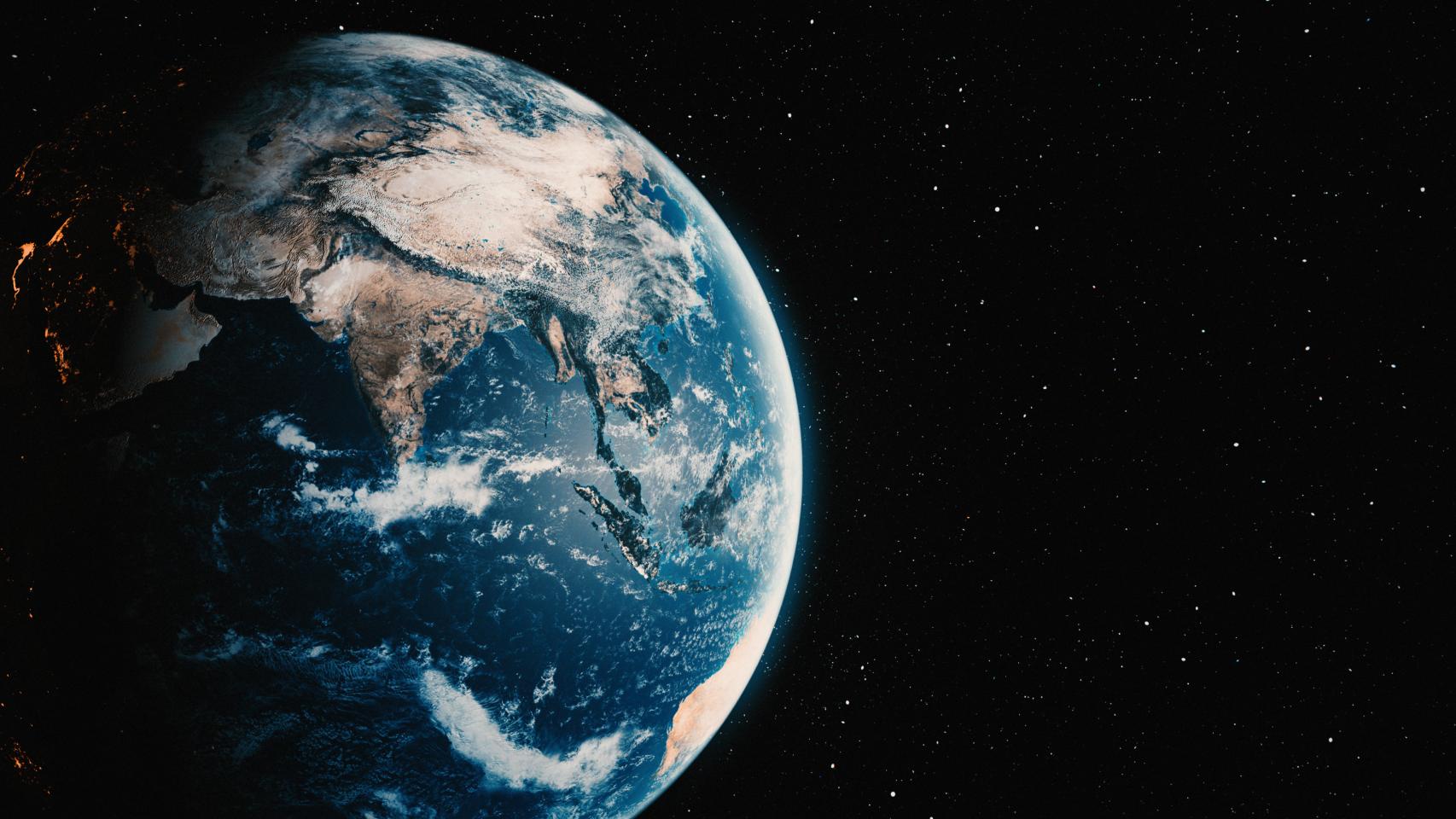 Imagen de archivo del planeta Tierra.