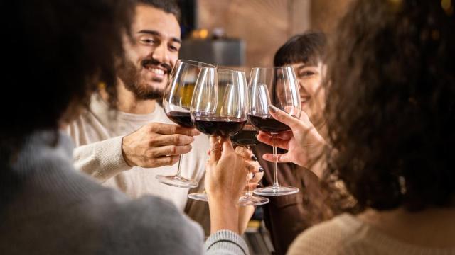 Una cata de vino.