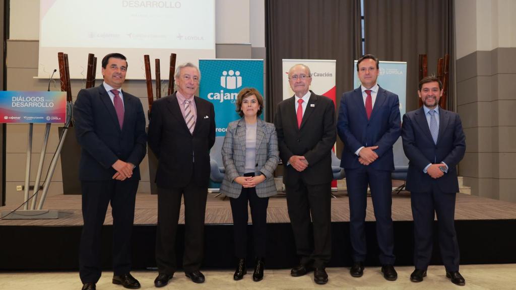 Soraya Sáenz de Santamaría, Jorge Dezcallar y Francisco de la Torre, entre otros, en Málaga.