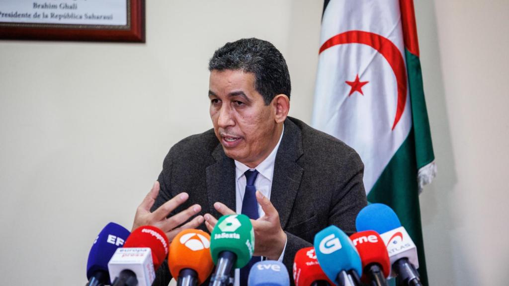 El delegado del Frente Polisario en España, Abdulah Arabi, en una imagen del pasado mes de abril.