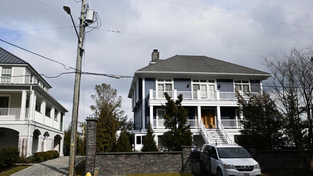 La casa de playa de Biden en Rehoboth Beach, Delaware, que ha sido registrada por el FBI.