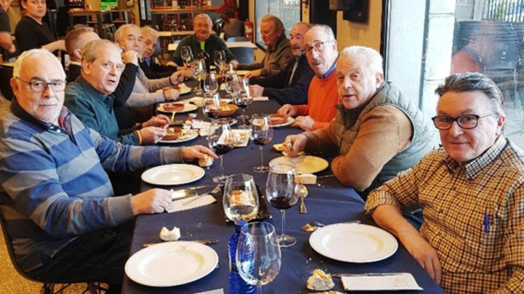 El grupo de amigos que celebramos el cumpleaños de César Lomas