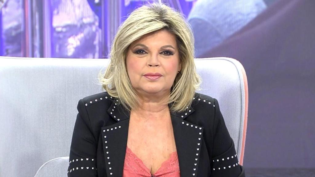 Terelu Campos en el plató de 'Sálvame'.
