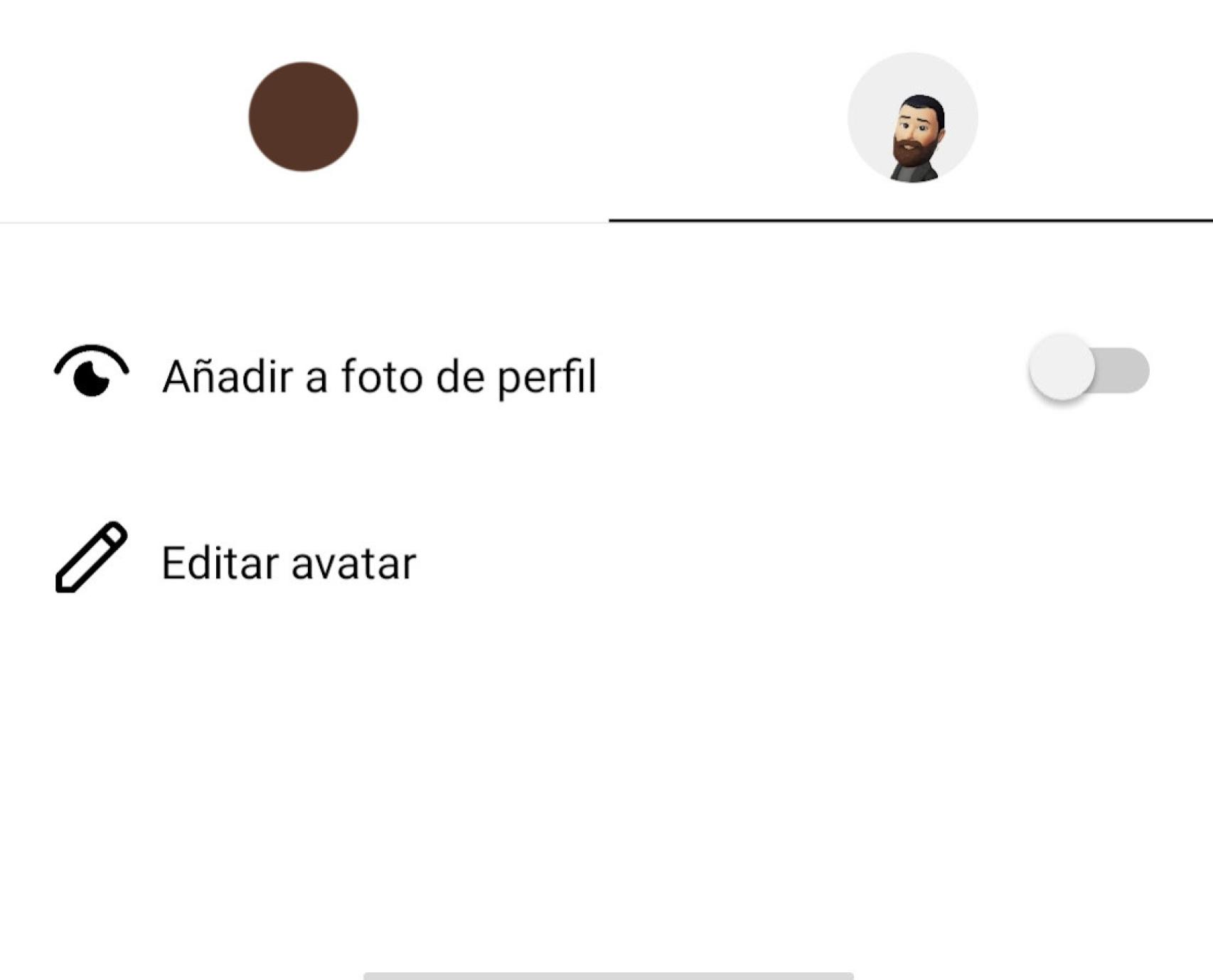 Añadir Avatar 3D a foto de perfil