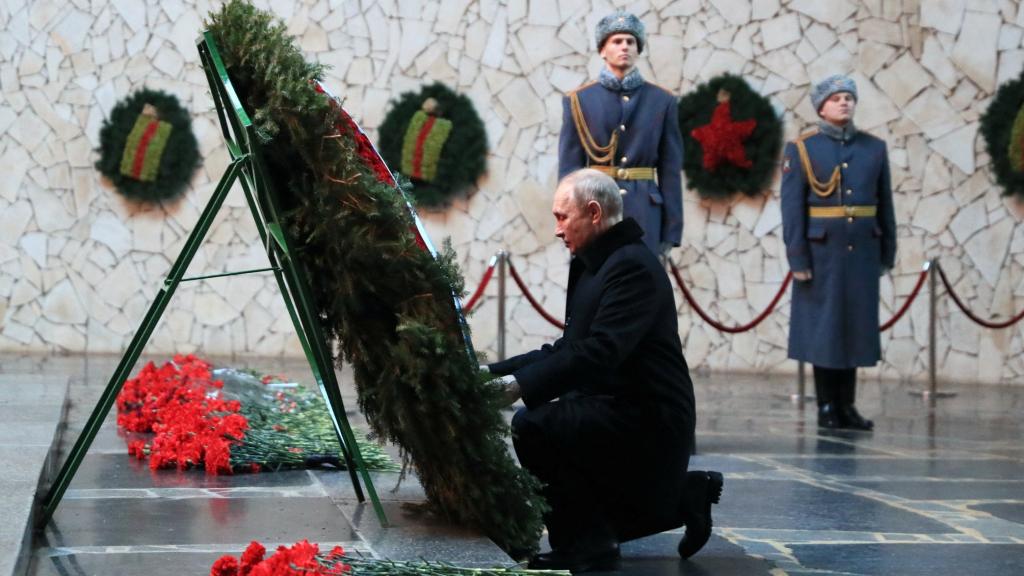 Putin en el homenaje a la batalla de Stalingrado