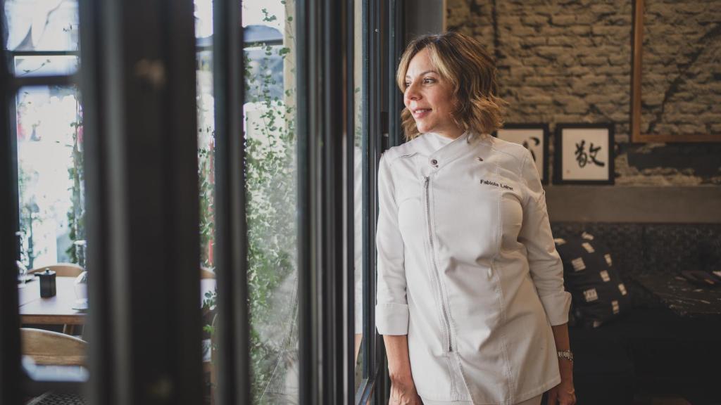 Fabiola Lairet, en el restaurante la Robata Madrid.