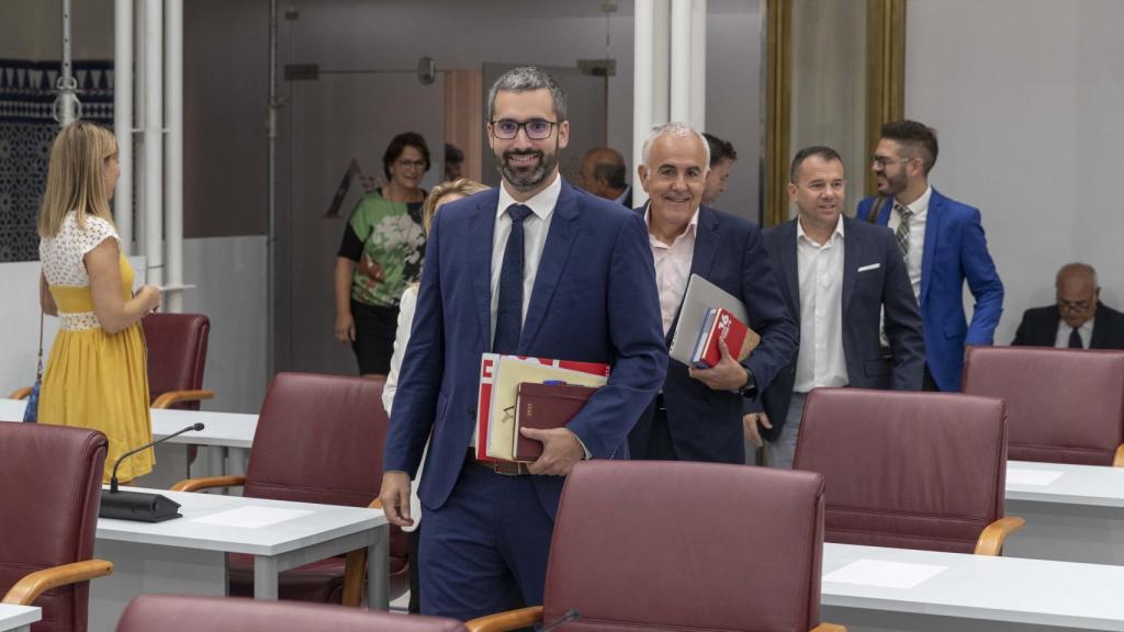 El portavoz del Grupo Parlamentario Socialista en la Asamblea Regional, Francisco Lucas.