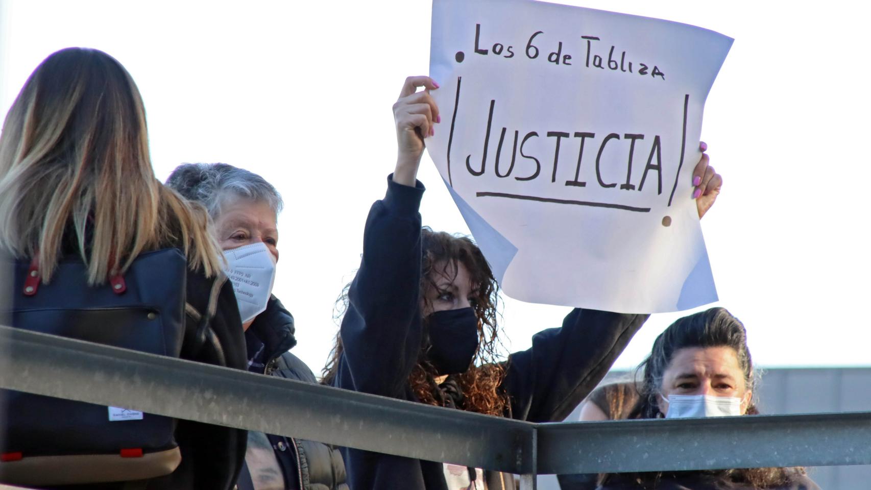 Imagen de archivo de la primera sesión del juicio por la muerte de seis mineros de la Hullera Vasco Leonesa en 2021.