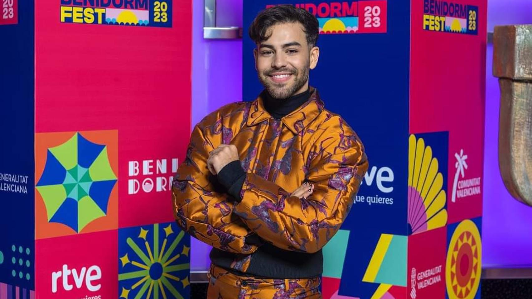 Agoney, en una imagen promocional del Benidorm Fest