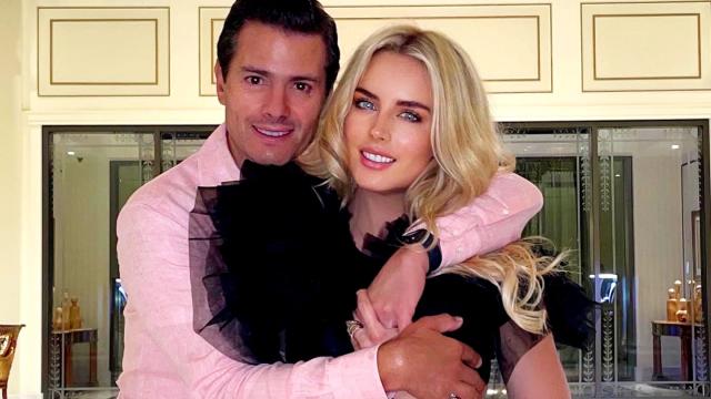 El expresidente mexicano Peña Nieto y la modelo Tania Ruiz.