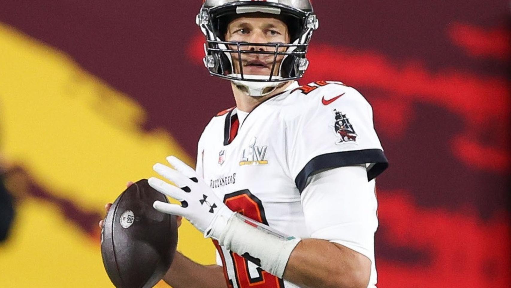 Tom Brady durante un partido de la NFL