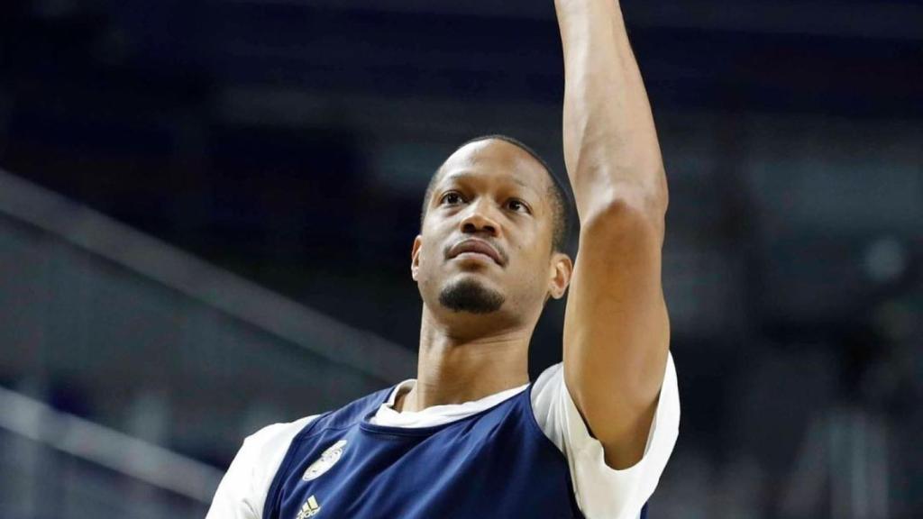 Anthony Randolph durante un entrenamiento con el Real Madrid