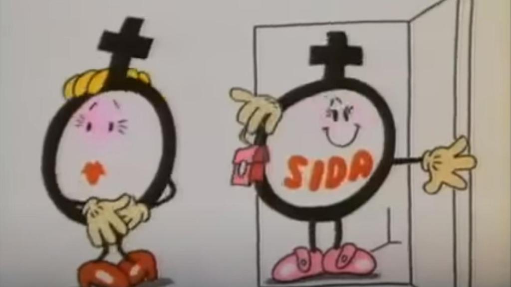 Campaña 'SiDa, NoDa: no cambies tu vida por el SIDA' de los años 80, una de las primeras sobre las ETS.