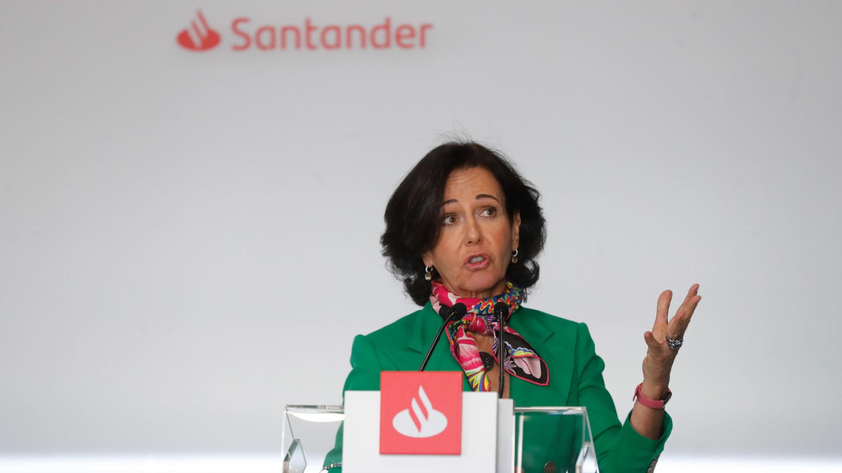 Ana Botín, presidenta de Santander
