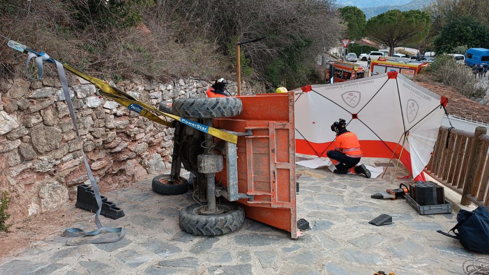 El lugar en el que ha perdido la vida el trabajador de 56 años en Atajate.