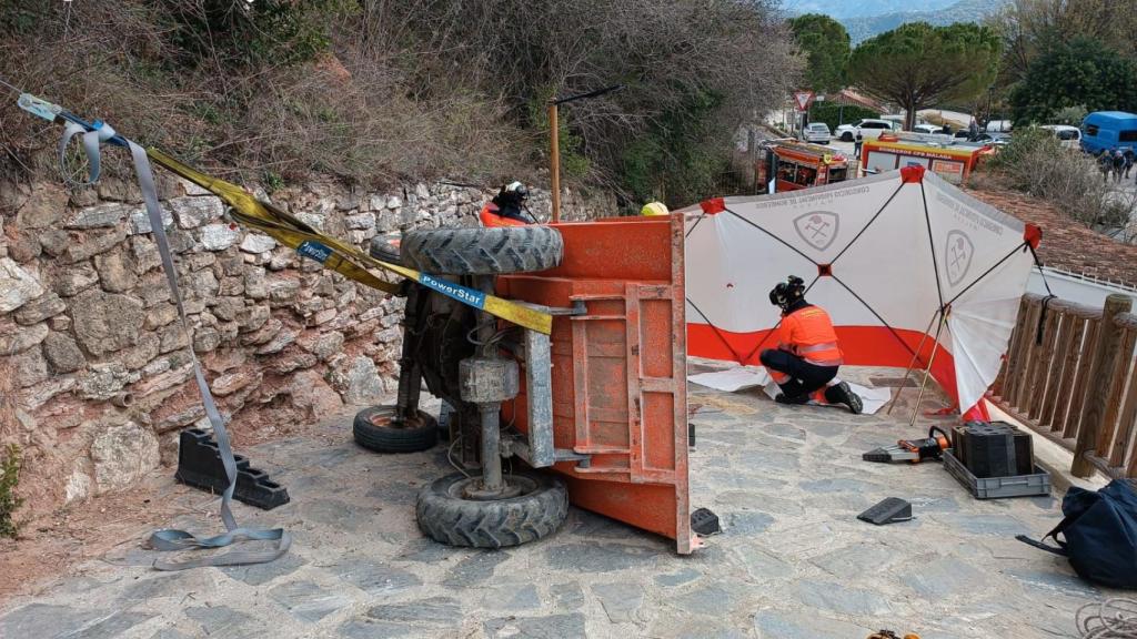 El lugar en el que ha perdido la vida el trabajador de 56 años en Atajate.