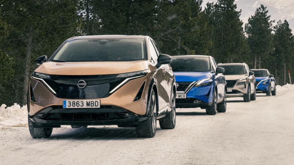 La gama SUV de Nissan se compone por el Juke, Qashqai, X-Trail y Ariya.