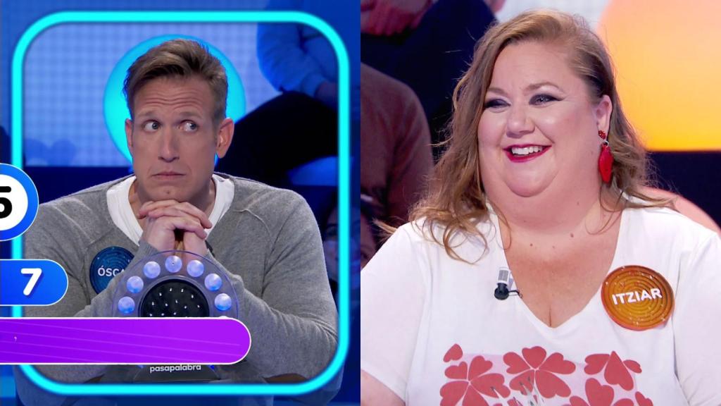 Óscar Martínez e Itziar Castro en anteriores apariciones en 'Pasapalabra'